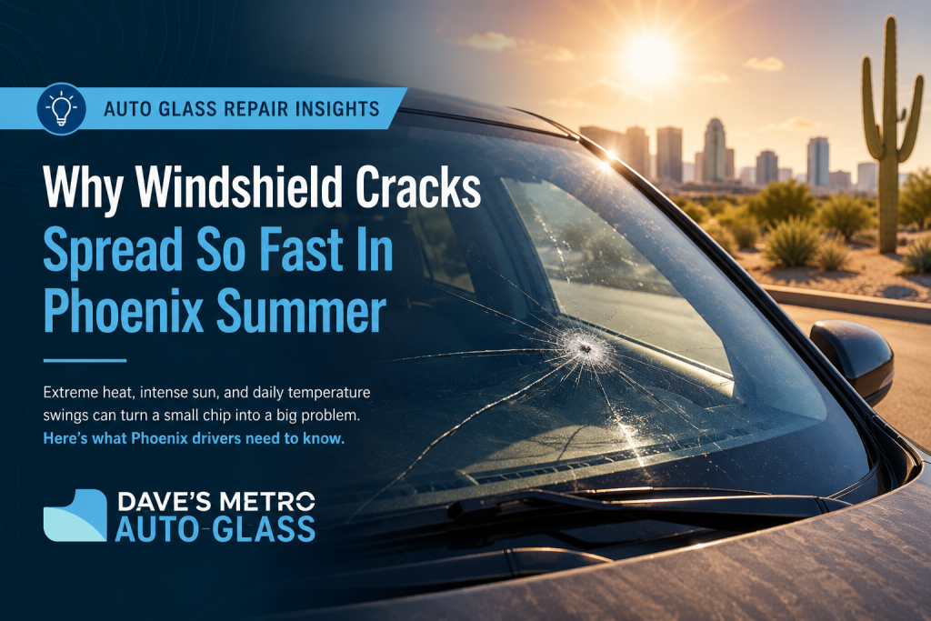 Why Windshield Cracks Spread So Fast In Phoenix Summer