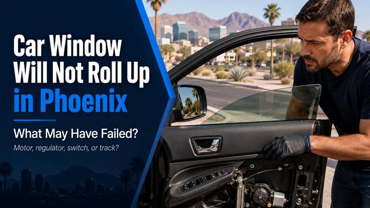 Car Window Will Not Roll Up in Phoenix: What May Have Failed?